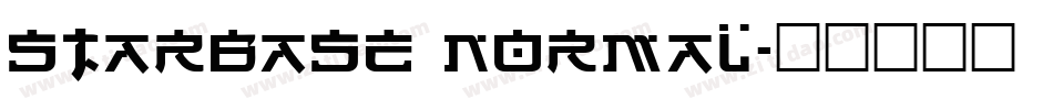 Starbase Normal字体转换